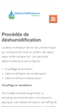 Mobile Screenshot of deshumidificateurs-mobiles.com